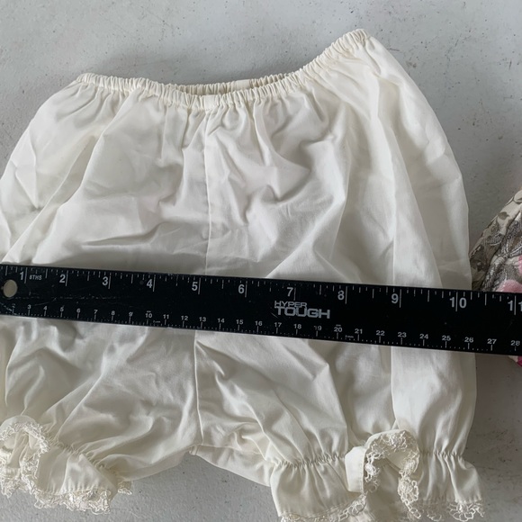 Vintage Floral baby dress 6/9M, Cute Cottagecore two pieces baby dress. - Picture 11 of 12